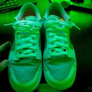 Size 9 dunks for men pink navy blue white yellow teal